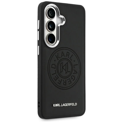 MagSafe maska za Samsung Galaxy S26 Plus S947, Karl Lagerfeld, Karl Round Point Logo, Crna