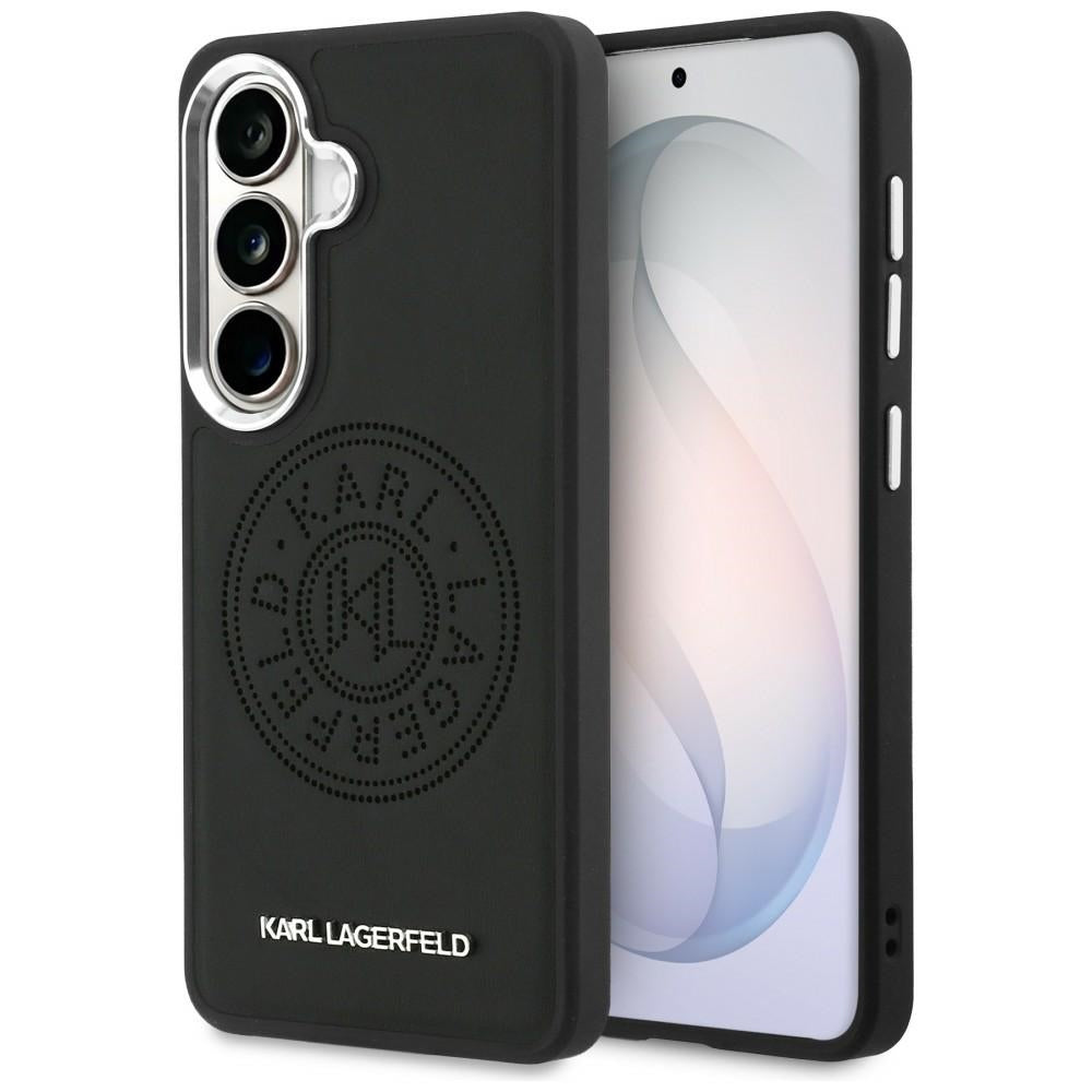 MagSafe maska za Samsung Galaxy S26 Plus S947, Karl Lagerfeld, Karl Round Point Logo, Crna