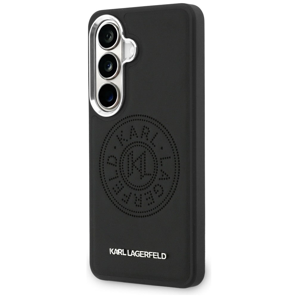MagSafe maska za Samsung Galaxy S26 Plus S947, Karl Lagerfeld, Karl Round Point Logo, Crna