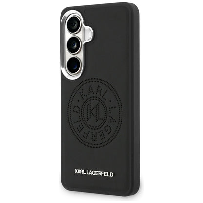 MagSafe maska za Samsung Galaxy S26 Plus S947, Karl Lagerfeld, Karl Round Point Logo, Crna