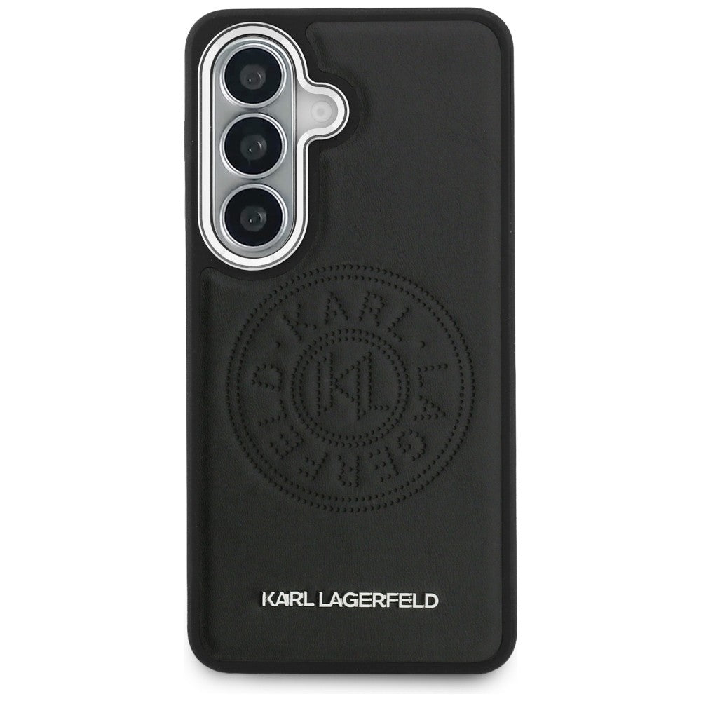 MagSafe maska za Samsung Galaxy S26 Plus S947, Karl Lagerfeld, Karl Round Point Logo, Crna