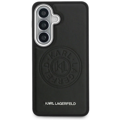 MagSafe maska za Samsung Galaxy S26 Plus S947, Karl Lagerfeld, Karl Round Point Logo, Crna