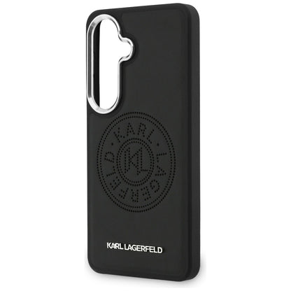 MagSafe maska za Samsung Galaxy S26 Plus S947, Karl Lagerfeld, Karl Round Point Logo, Crna