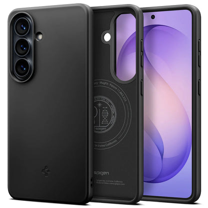 Futrola MagSafe za Samsung Galaxy S26 Plus S947, Spigen, Thin Fit, Crna ACS11395