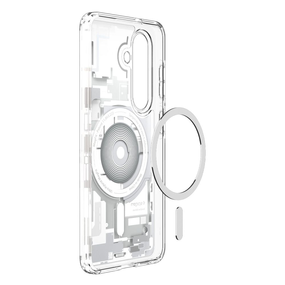 Futrola MagSafe za Samsung Galaxy S26 Plus S947, Spigen, Ultra Hybrid Zero One, Bijela ACS10712