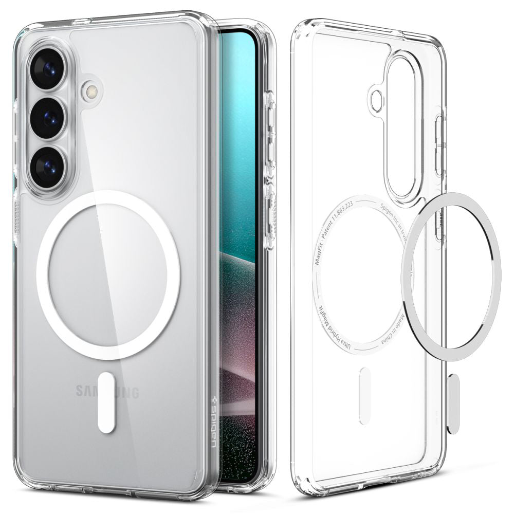 Futrola MagSafe za Samsung Galaxy S26 Plus S947, Spigen, Ultra Hybrid, Prozirna Bijela ACS10709