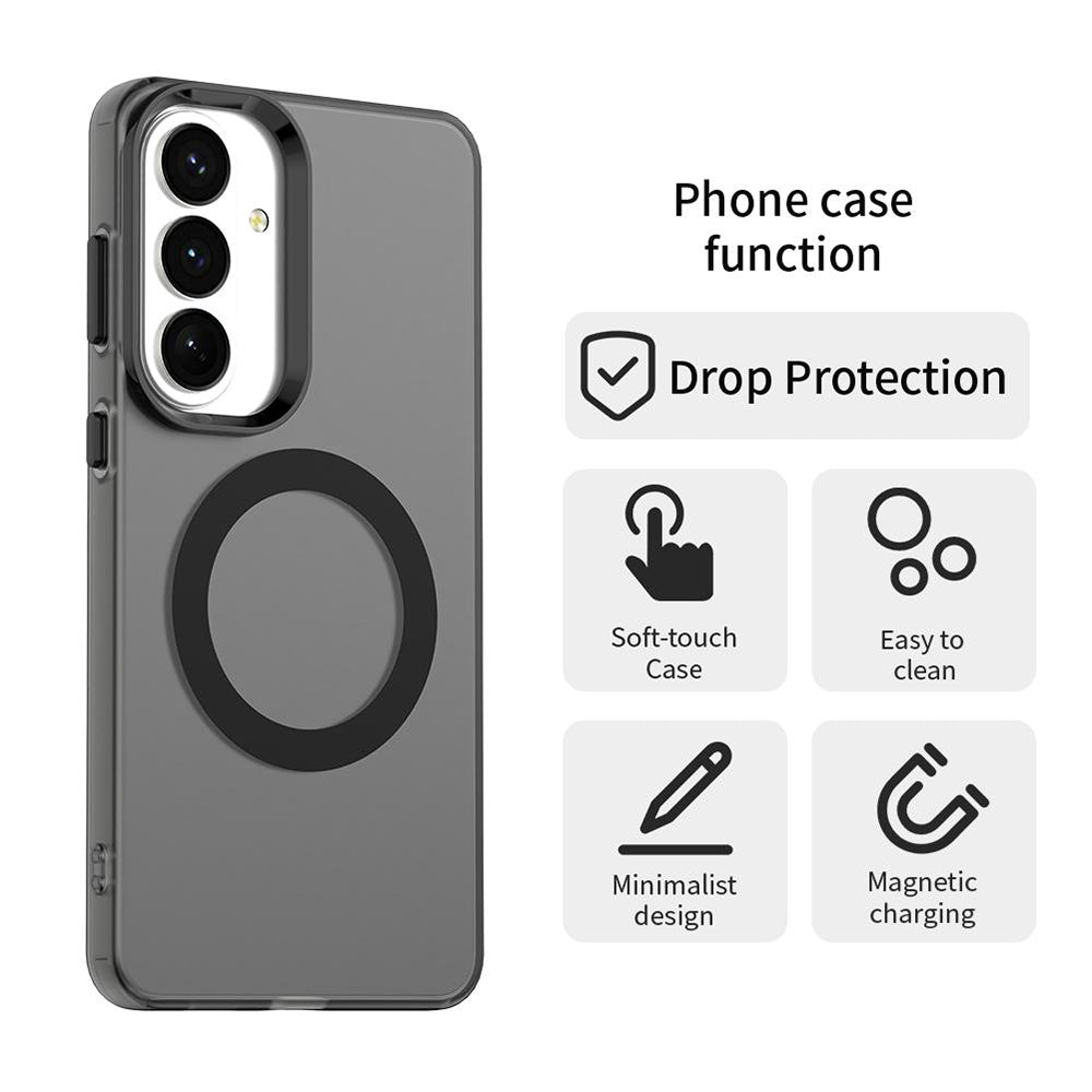 Futrola MagSafe za Samsung Galaxy S26 Plus, Techsuit, CandyCase, Crna