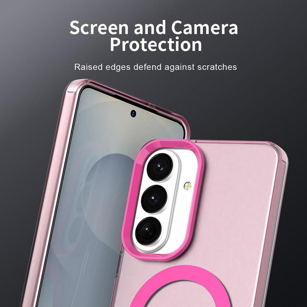 Futrola MagSafe za Samsung Galaxy S26 Plus, Techsuit, CandyCase, Roza