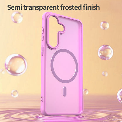 Futrola MagSafe za Samsung Galaxy S26 Plus S947, Techsuit, HaloFrost II, Roza