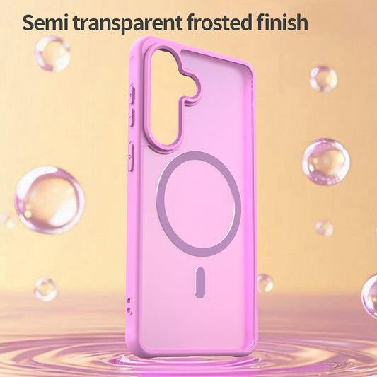 Futrola MagSafe za Samsung Galaxy S26 Plus, Techsuit, HaloFrost II, Roza