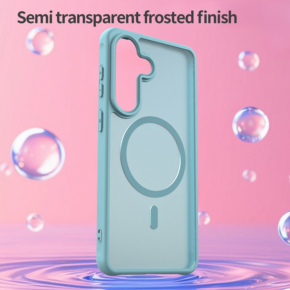 Futrola MagSafe za Samsung Galaxy S26 Plus, Techsuit, HaloFrost II, Svijetlo Zelena