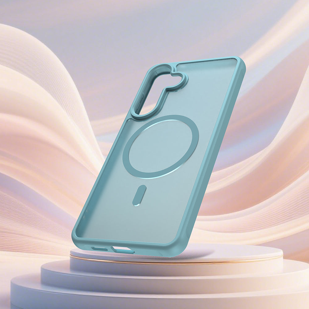 Futrola MagSafe za Samsung Galaxy S26 Plus, Techsuit, HaloFrost II, Svijetlo Zelena