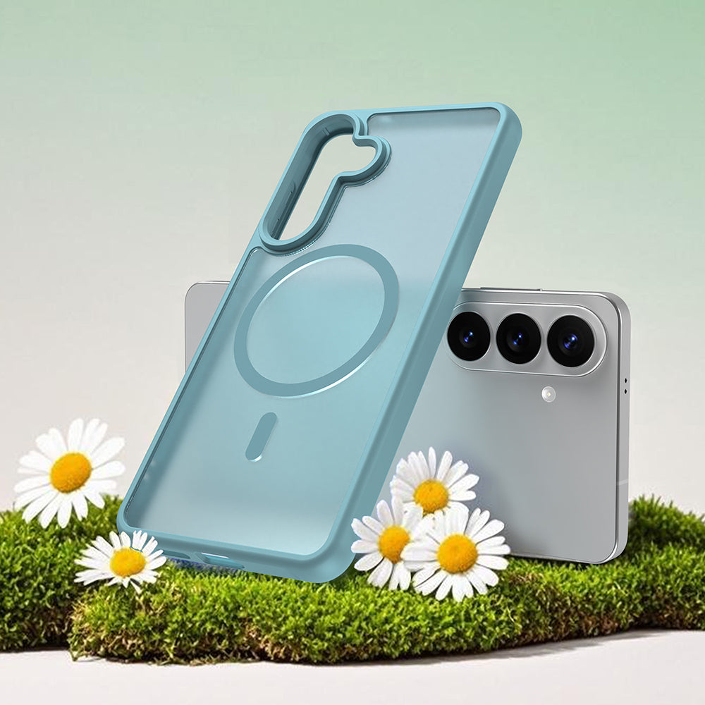 Futrola MagSafe za Samsung Galaxy S26 Plus, Techsuit, HaloFrost II, Svijetlo Zelena