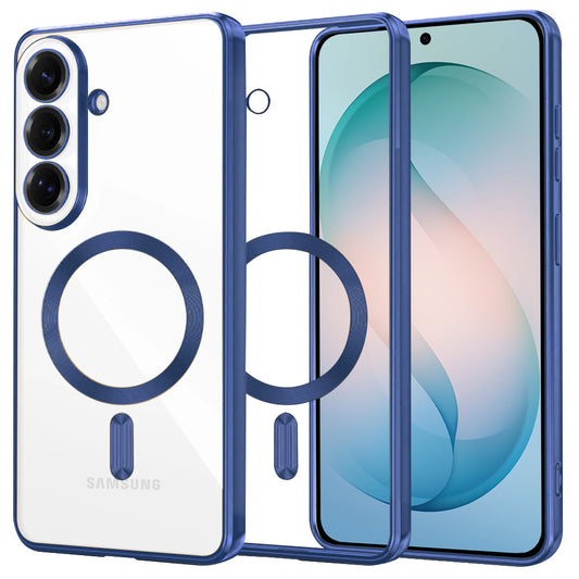 Futrola MagSafe za Samsung Galaxy S26 Plus, Techsuit, Luxury Crystal, Tamnoplava