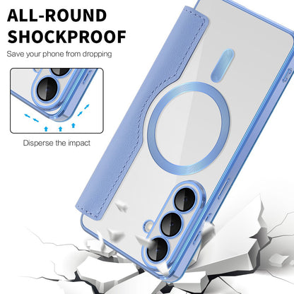 Futrola MagSafe za Samsung Galaxy S26 Plus, Techsuit, SmartMag Book, Plava