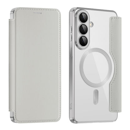 Futrola MagSafe za Samsung Galaxy S26 Plus, Techsuit, SmartMag Book, Siva