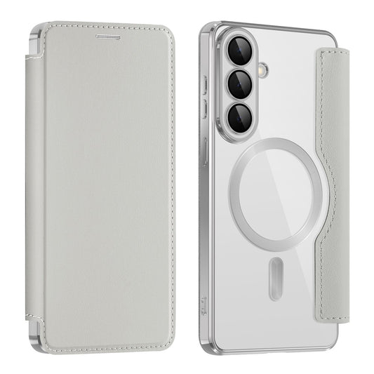 Futrola MagSafe za Samsung Galaxy S26 Plus, Techsuit, SmartMag Book, Siva