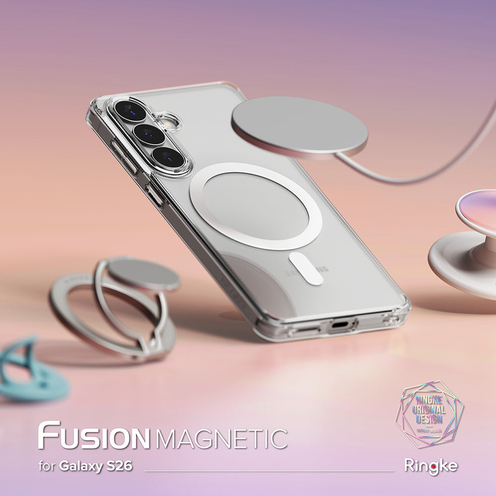 MagSafe futrola za Samsung Galaxy S26, Ringke, Fusion, Prozirna