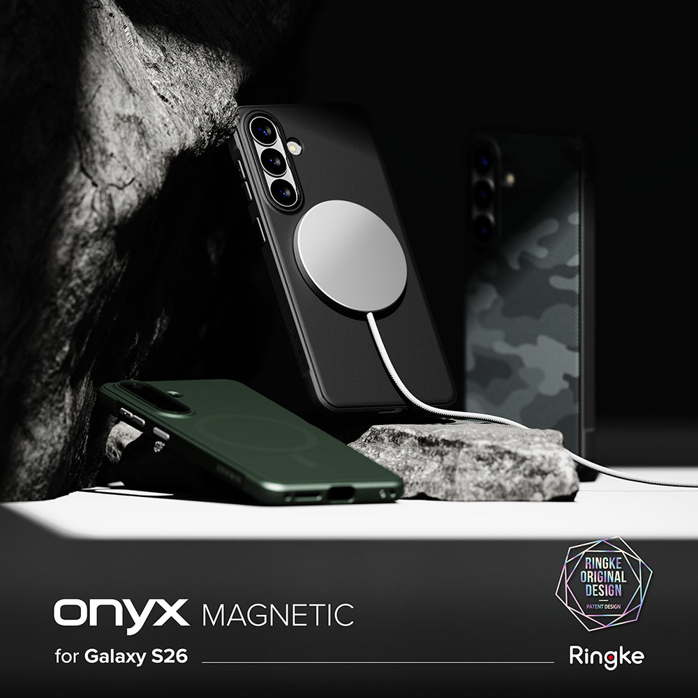 Futrola MagSafe za Samsung Galaxy S26, Ringke, Onyx, Tamno Zelena