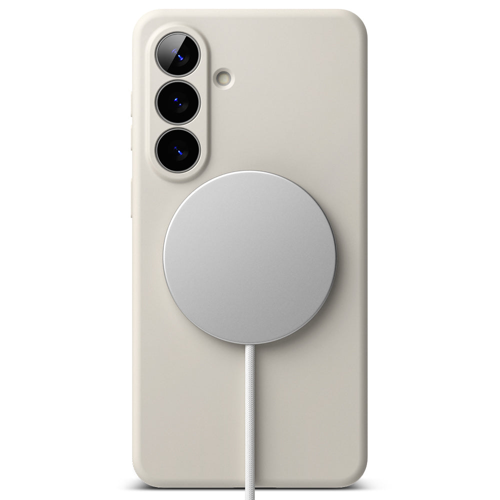 MagSafe futrola za Samsung Galaxy S26, Ringke, Silikon, Krem