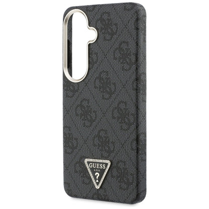 MagSafe futrola za Samsung Galaxy S26 S942, Guess, 4G Triangle Logo, Crna