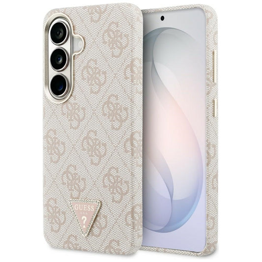 MagSafe futrola za Samsung Galaxy S26 S942, Guess, 4G Triangle Logo, Roza