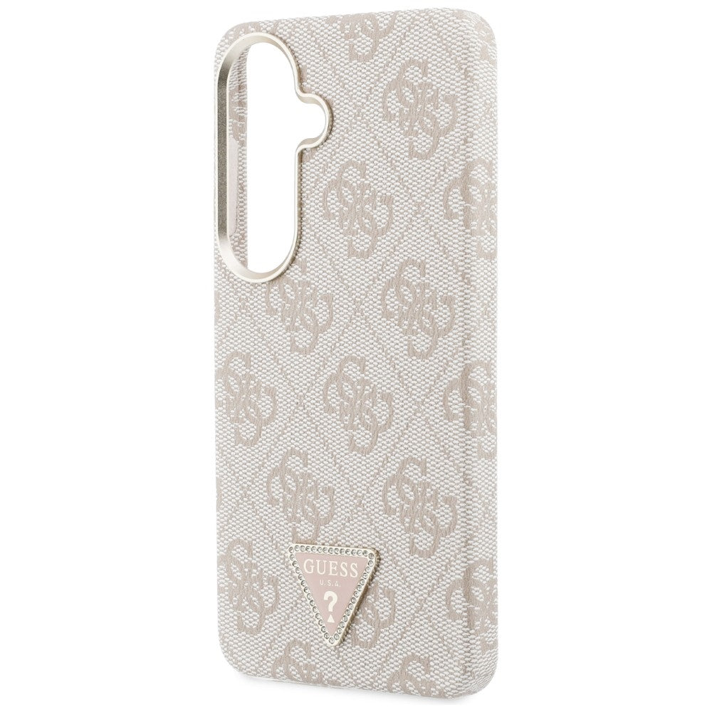 MagSafe futrola za Samsung Galaxy S26 S942, Guess, 4G Triangle Logo, Roza