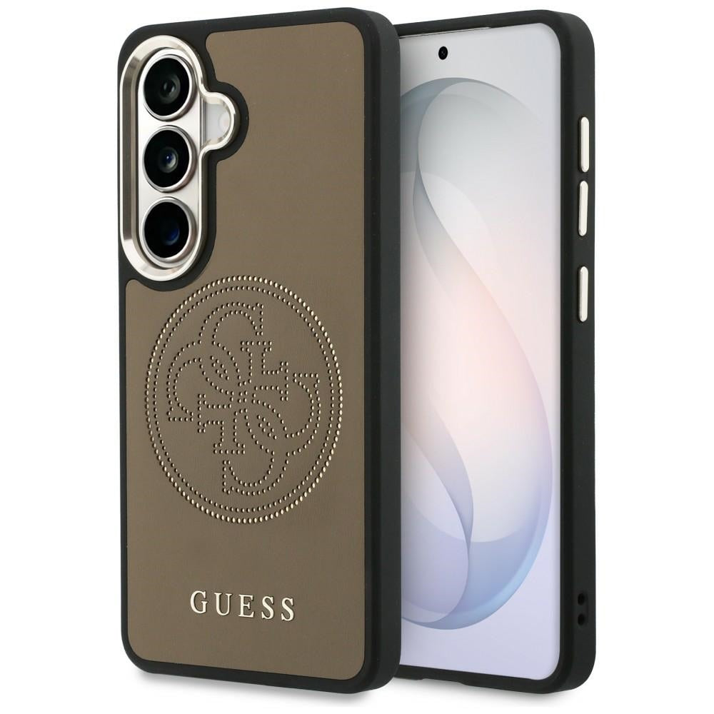 Futrola MagSafe za Samsung Galaxy S26 S942, Guess, Perforated Logo, Smeđa