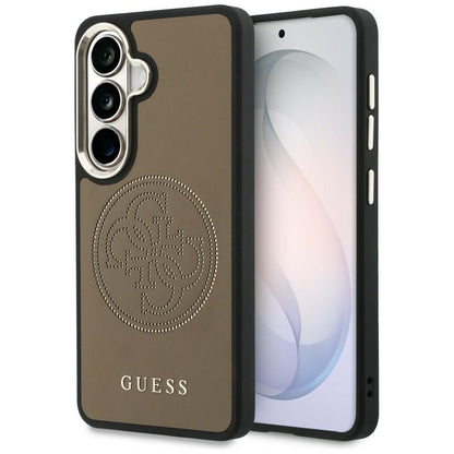 Futrola MagSafe za Samsung Galaxy S26 S942, Guess, Perforated Logo, Smeđa