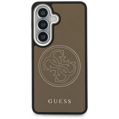 Futrola MagSafe za Samsung Galaxy S26 S942, Guess, Perforated Logo, Smeđa