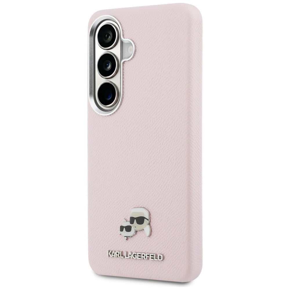 MagSafe futrola za Samsung Galaxy S26 S942, Karl Lagerfeld, Karl & Choupette Head's Pin, Roza