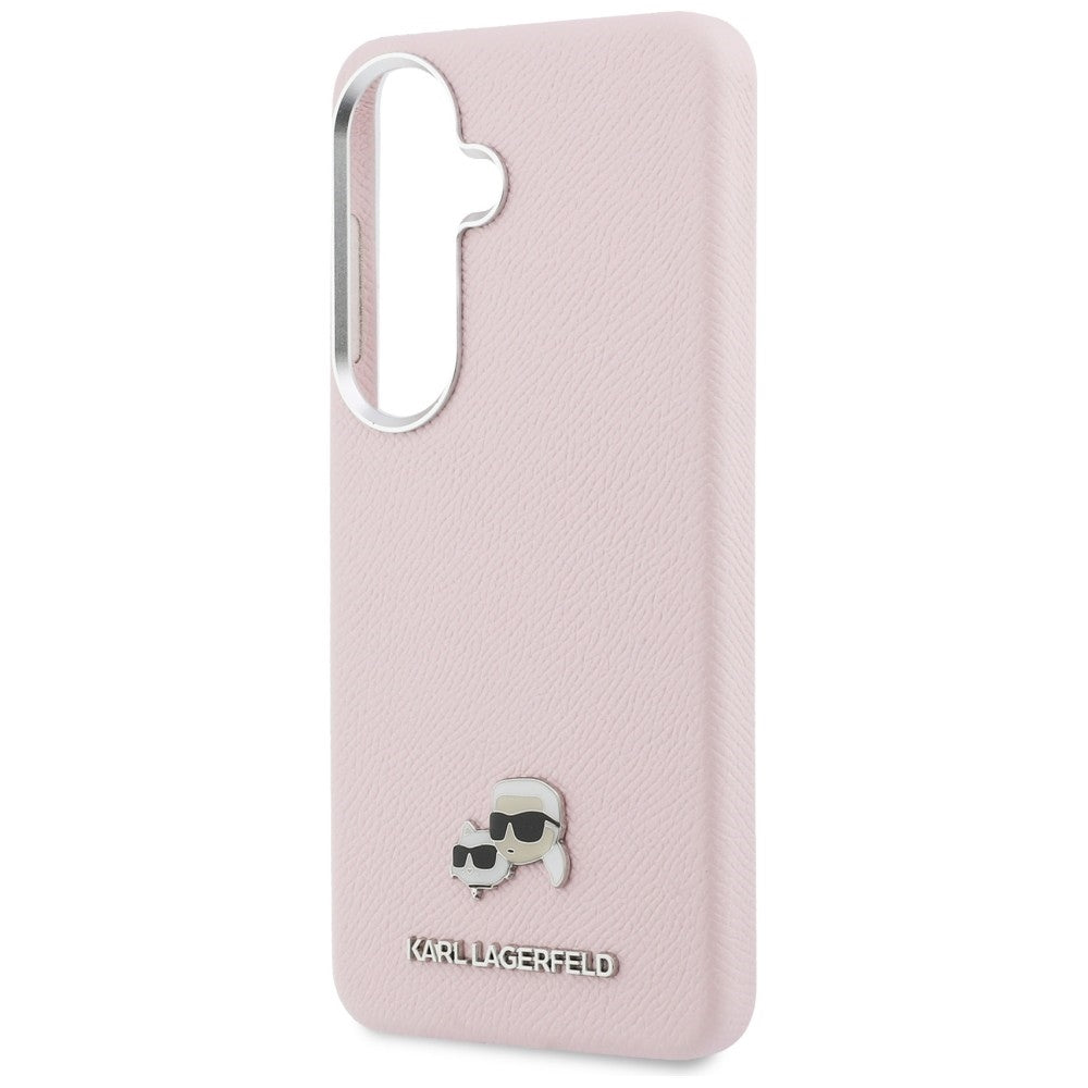 MagSafe futrola za Samsung Galaxy S26 S942, Karl Lagerfeld, Karl & Choupette Head's Pin, Roza