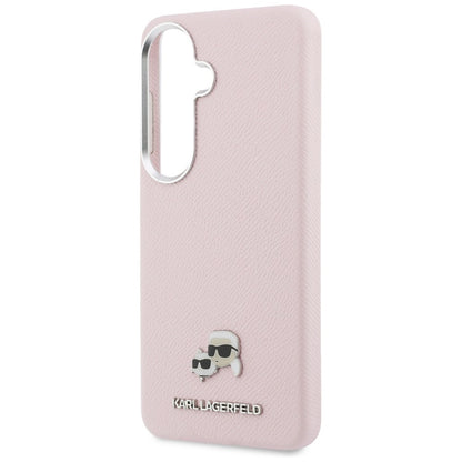 MagSafe futrola za Samsung Galaxy S26 S942, Karl Lagerfeld, Karl & Choupette Head's Pin, Roza