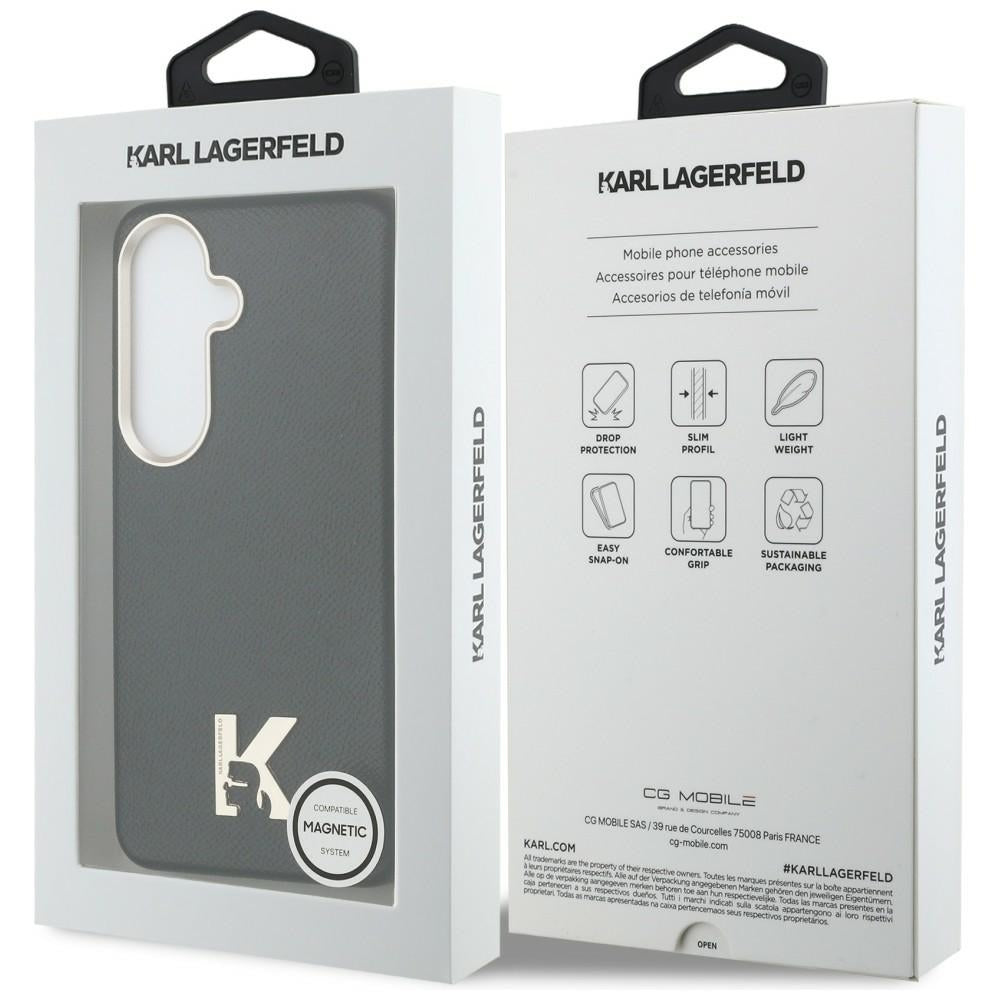 MagSafe futrola za Samsung Galaxy S26 S942, Karl Lagerfeld, Karl Head Logo, Crna