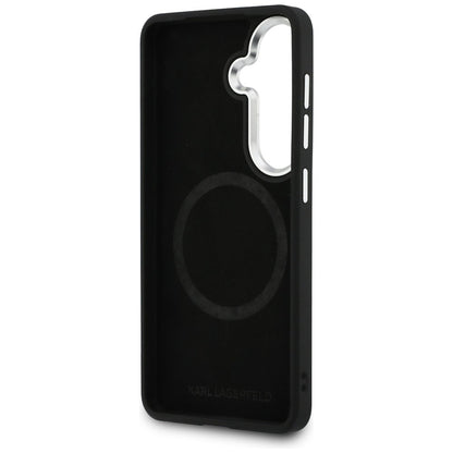 Futrola MagSafe za Samsung Galaxy S26 S942, Karl Lagerfeld, Karl Round Point Logo, Smeđa