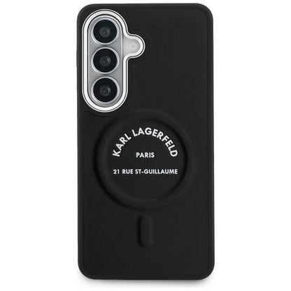 Futrola MagSafe za Samsung Galaxy S26 S942, Karl Lagerfeld, Karl RSG Logo, Crna
