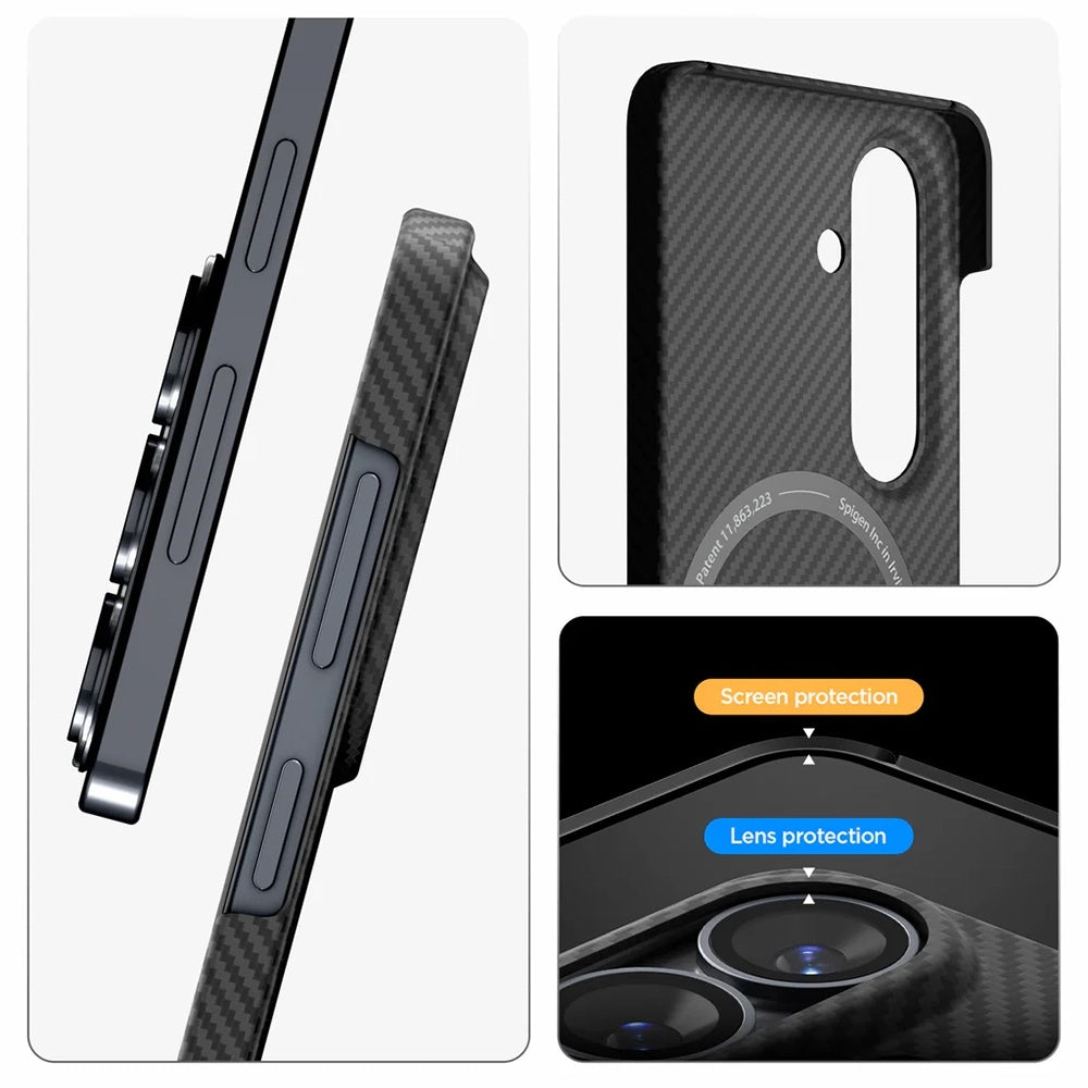 MagSafe maska za Samsung Galaxy S26 S942, Spigen, Air Skin, Crna ACS11059