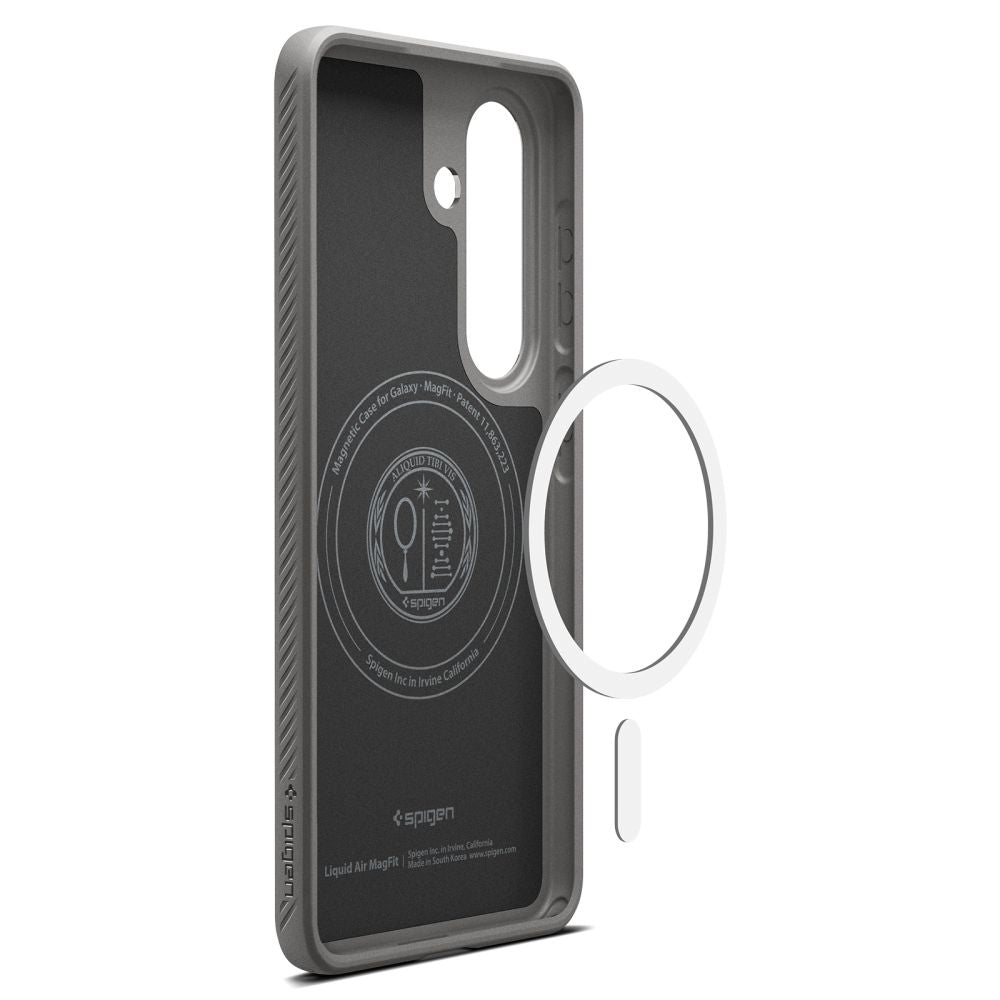 Futrola MagSafe za Samsung Galaxy S26 S942, Spigen, Liquid Air, Siva ACS10731
