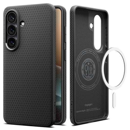 MagSafe futrola za Samsung Galaxy S26 S942, Spigen, Liquid Air, Mat crna ACS10730