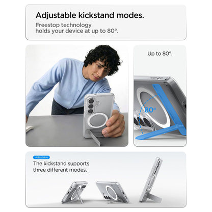 Futrola MagSafe za Samsung Galaxy S26 S942, Spigen, Ultra Hybrid S, Prozirna Bijela ACS11061