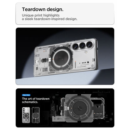 Futrola MagSafe za Samsung Galaxy S26 S942, Spigen, Ultra Hybrid Neo One, Prozirna ACS11218