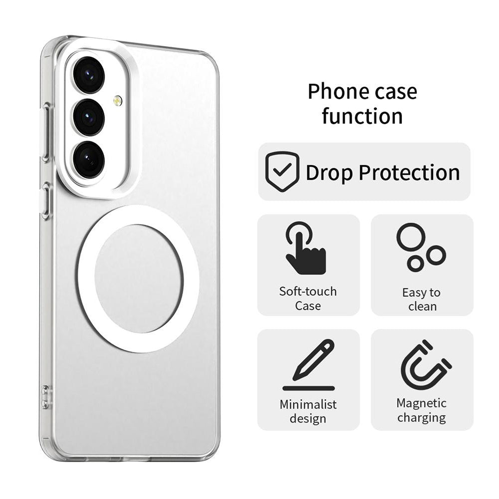 Futrola MagSafe za Samsung Galaxy S26 S942, Techsuit, CandyCase, Bijela