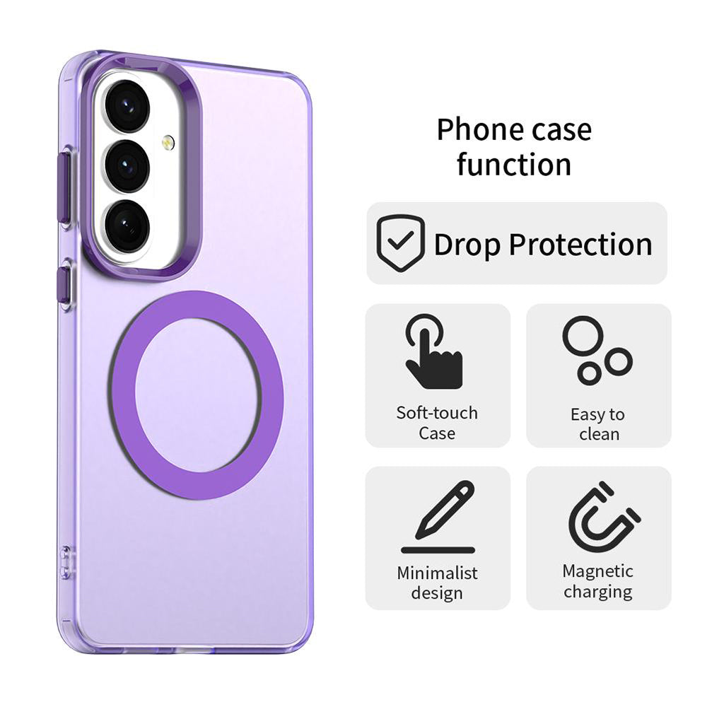 Futrola MagSafe za Samsung Galaxy S26 S942, Techsuit, CandyCase, Ljubičasta