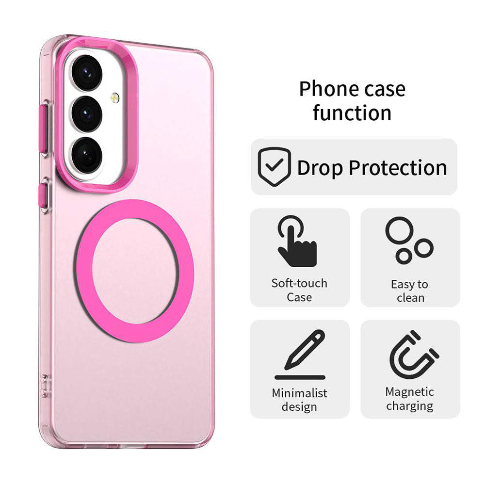 Husa MagSafe za Samsung Galaxy S26 S942, Techsuit, CandyCase, Roza