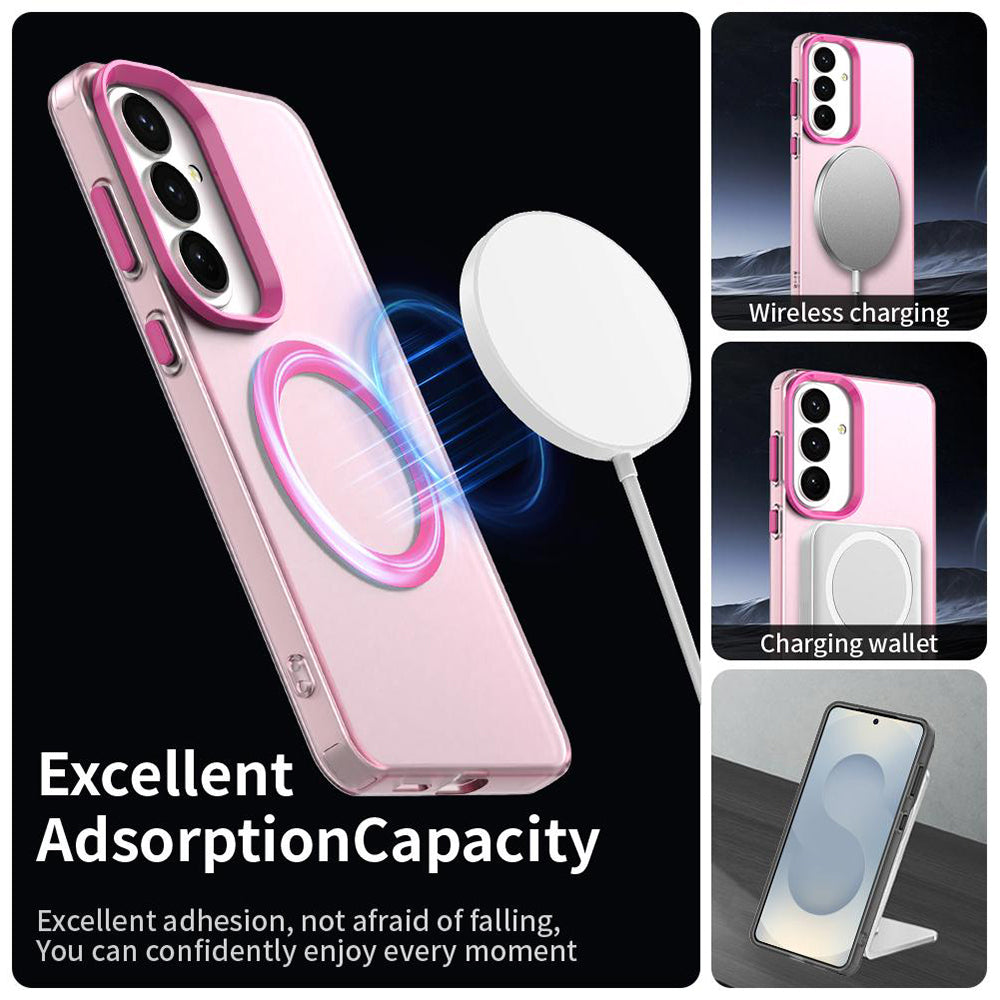 Husa MagSafe za Samsung Galaxy S26 S942, Techsuit, CandyCase, Roza