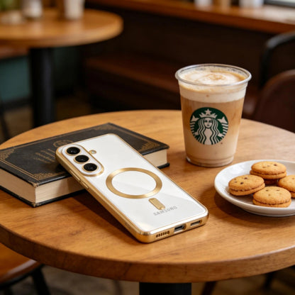 MagSafe futrola za Samsung Galaxy S26 S942, Techsuit, Luxury Crystal, Svijetlo Ljubičasta