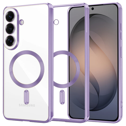 MagSafe futrola za Samsung Galaxy S26, Techsuit, Luxury Crystal, Svijetlo Ljubičasta