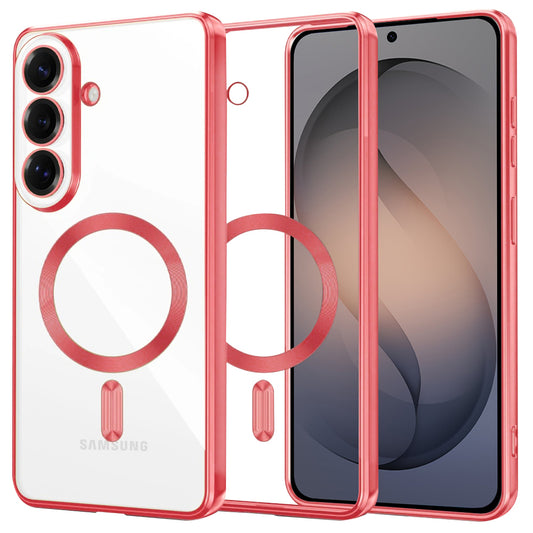 MagSafe futrola za Samsung Galaxy S26, Techsuit, Luxury Crystal, Crvena