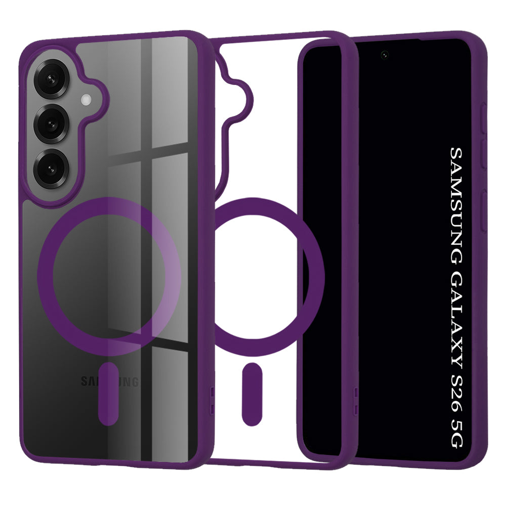 MagSafe futrola za Samsung Galaxy S26, Techsuit, Pro, Ljubičasta