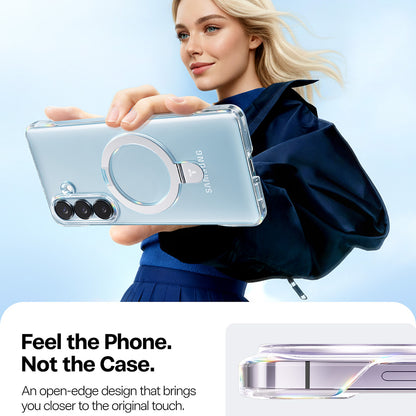 Futrola MagSafe za Samsung Galaxy S26, Torras, Ostand Slim, Prozirna